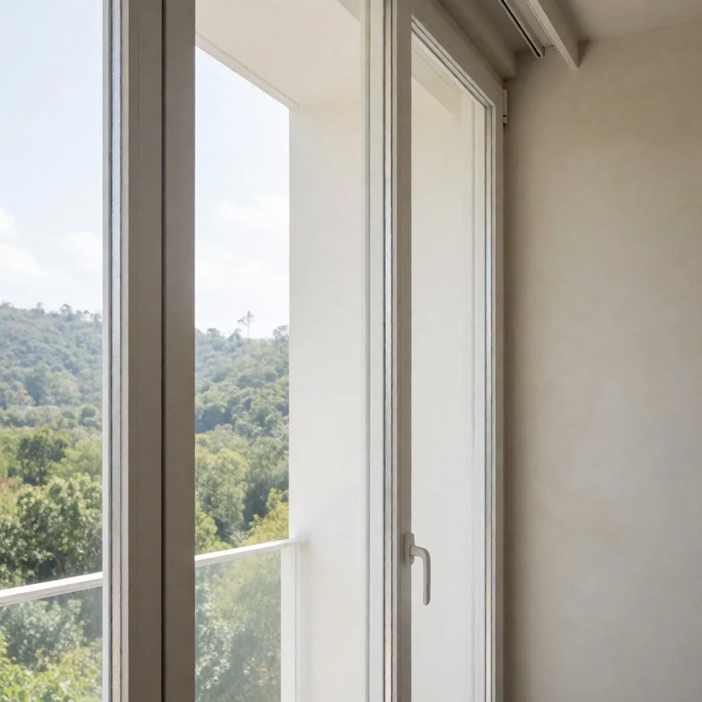 Ventanales minimalistas con vista a los cerros de Cali